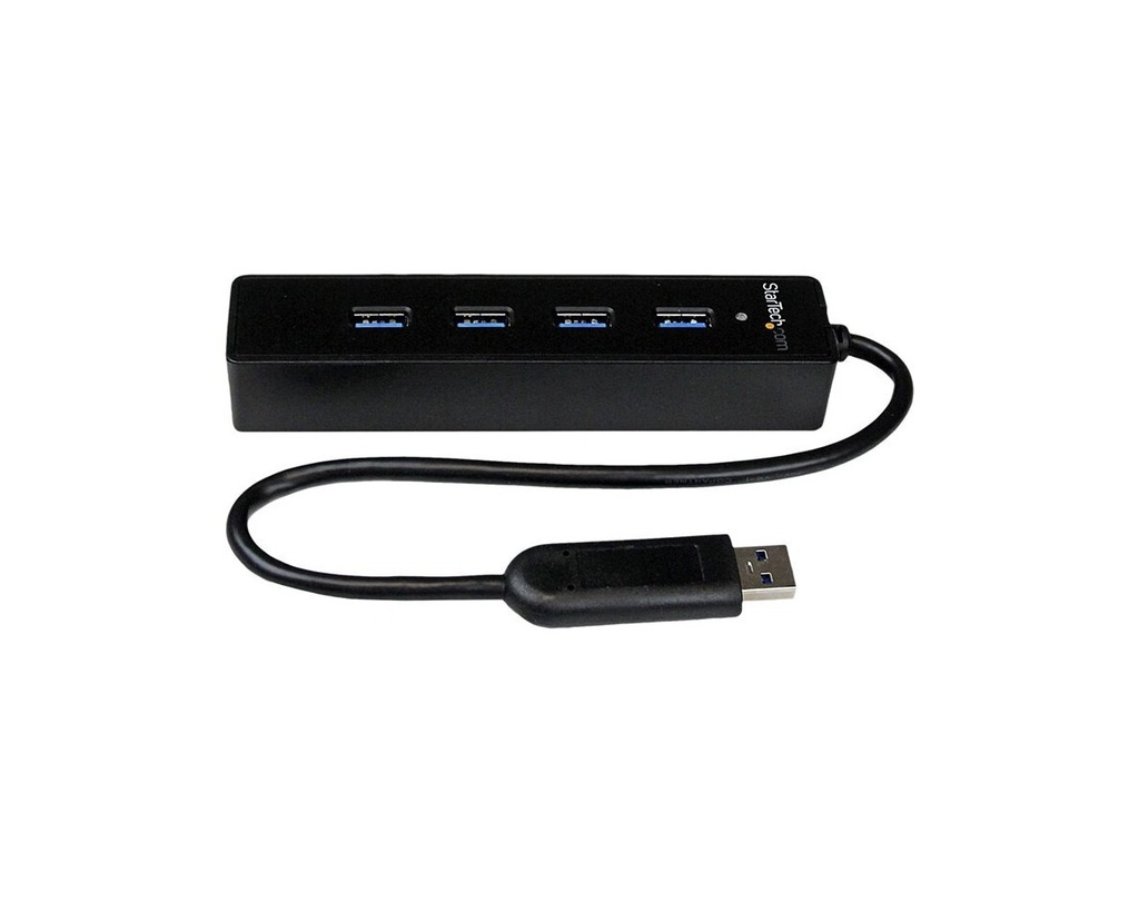 StarTech.com 4-Port USB 3.0 Hub with Built-in Cable