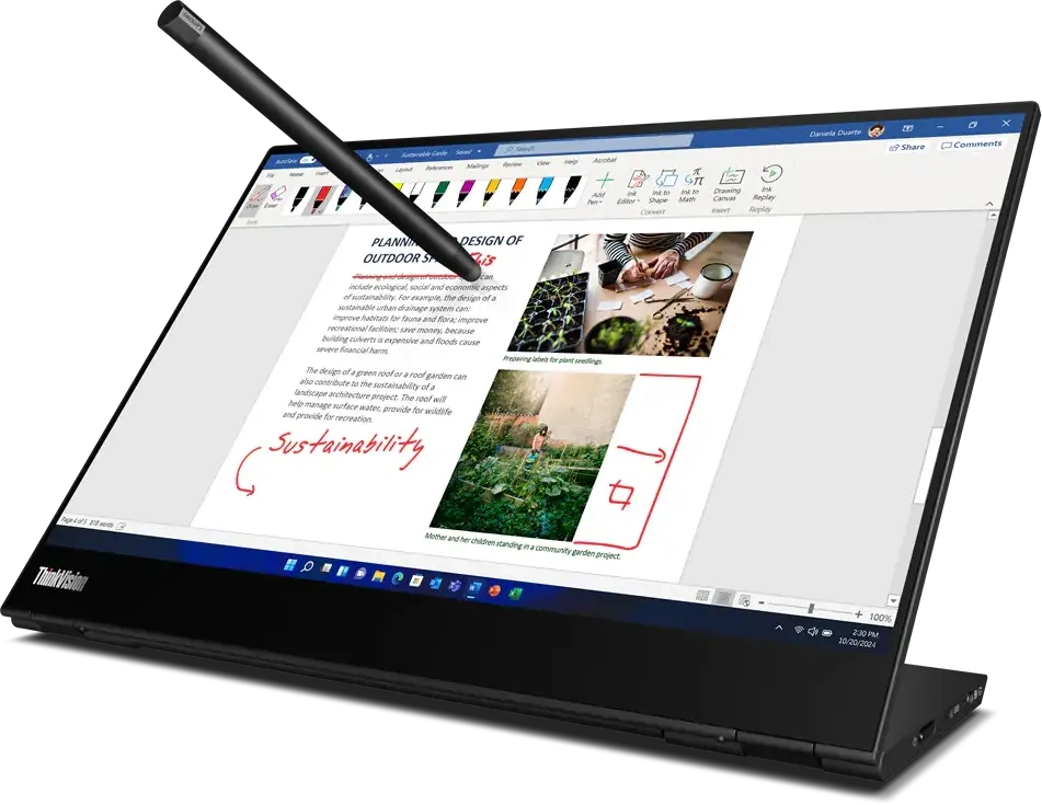 Lenovo ThinkVision M14t Gen 2 
