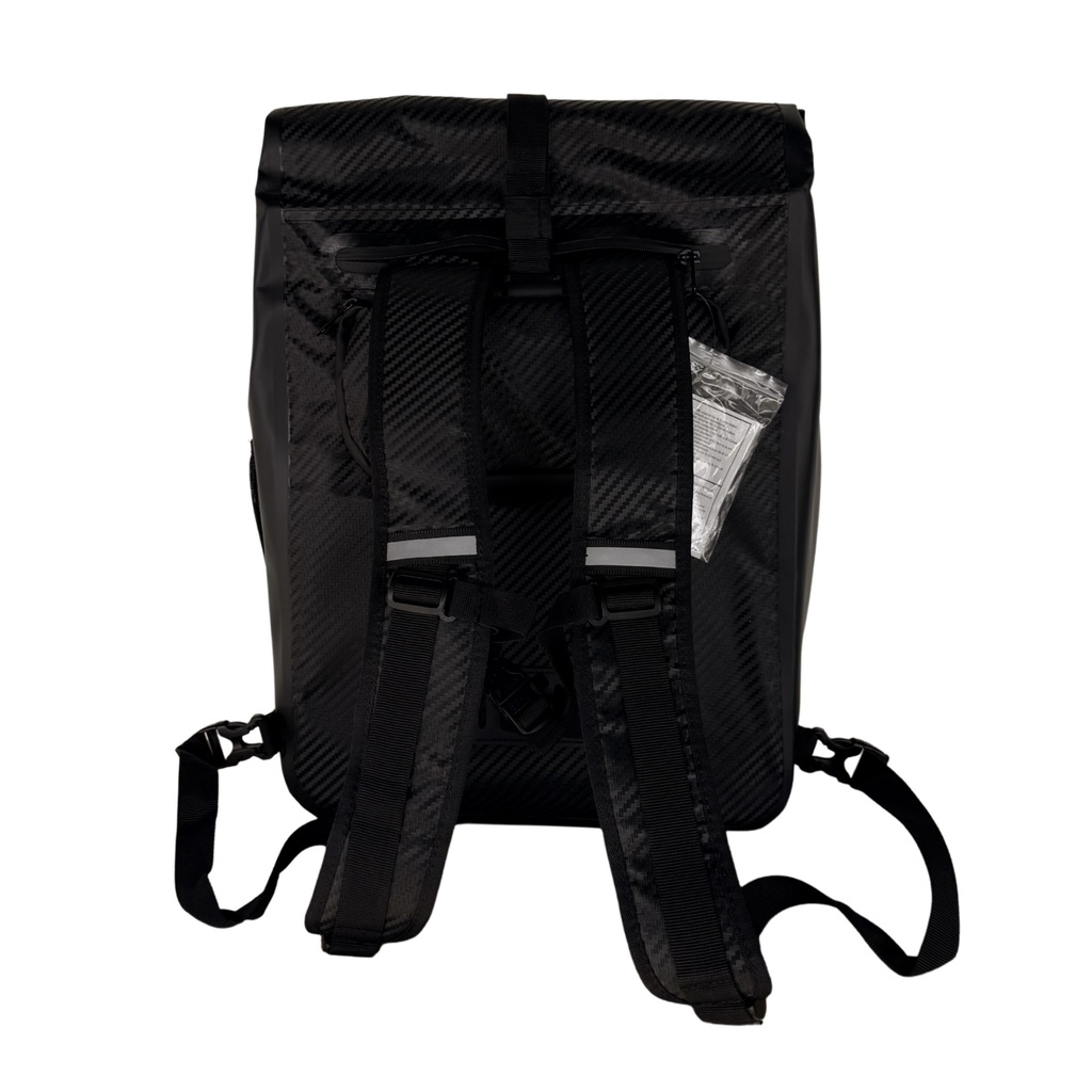 Waterdichte fietsrugzak Carbon